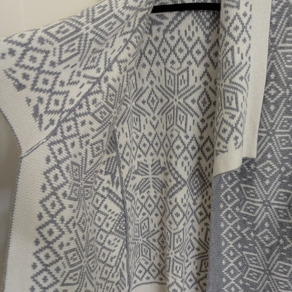 New Talbot's‎ Wool Cashmere Blend Open Front Nordic Cardigan Size M